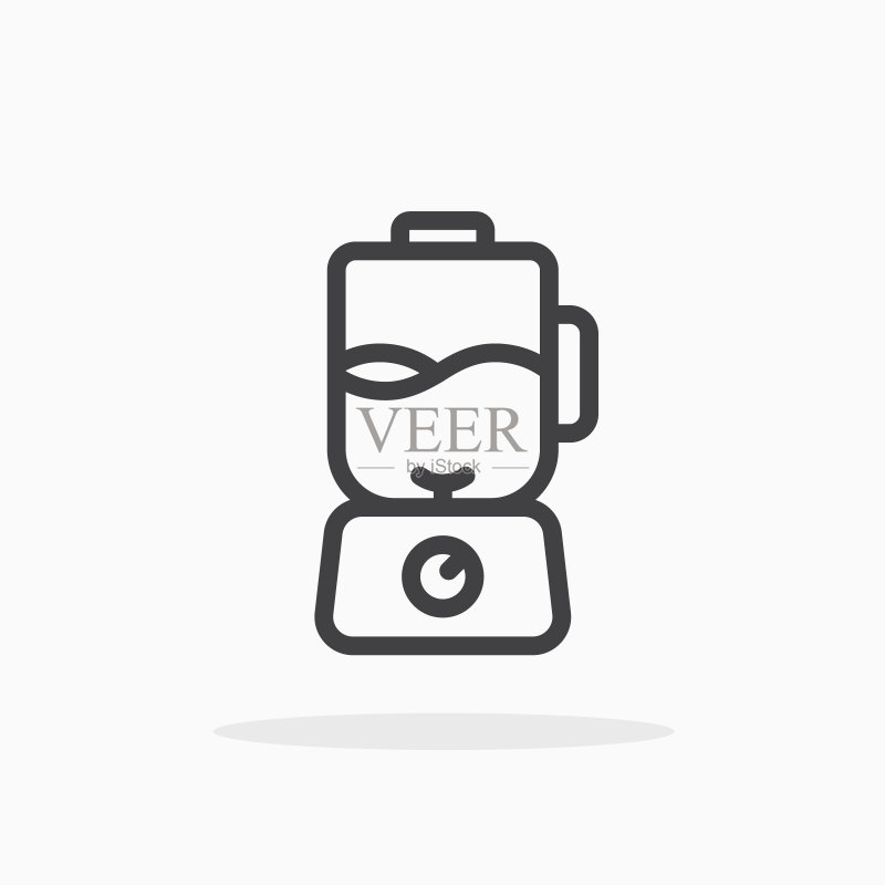 线条风格的搅拌机图标图标素材