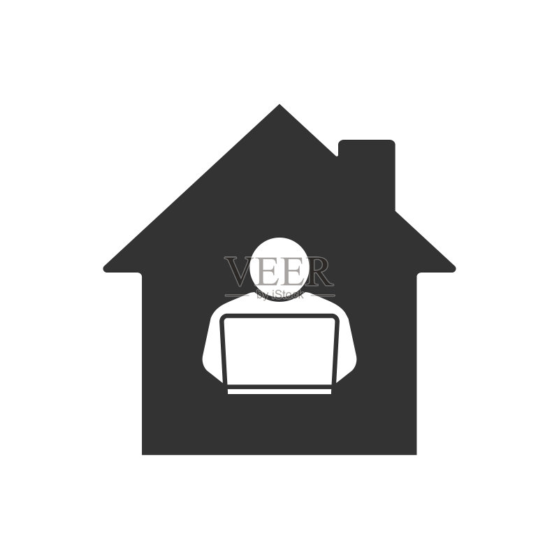 远程办公在线图标图标素材