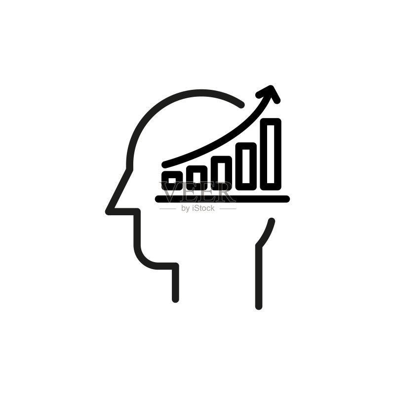简约分析线条图标图标素材