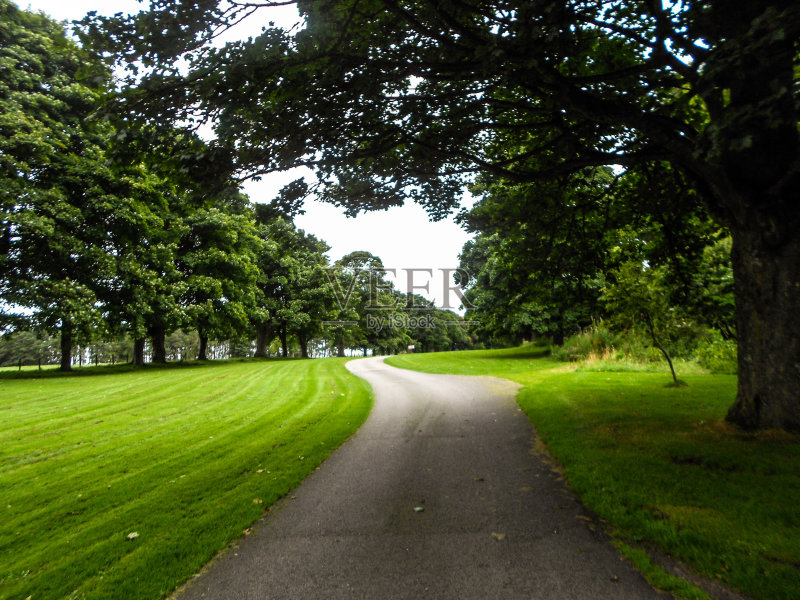 苏格兰的格林公园正版图片素材