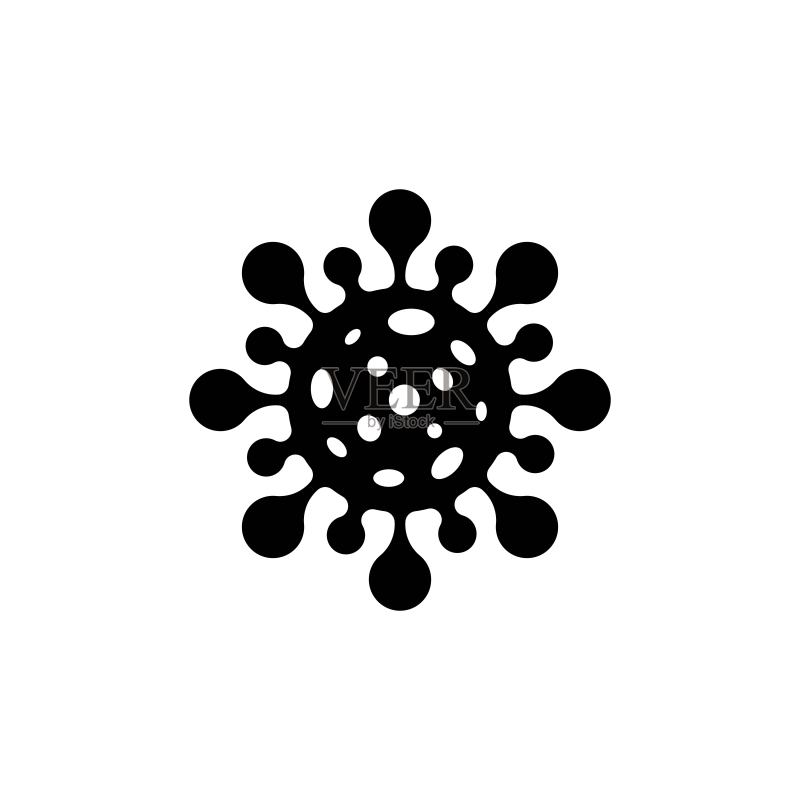 新冠病毒矢量图标图标素材