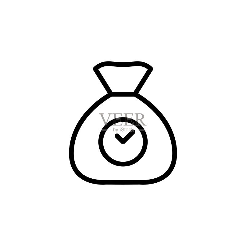 时间就是金钱线性图标图标素材