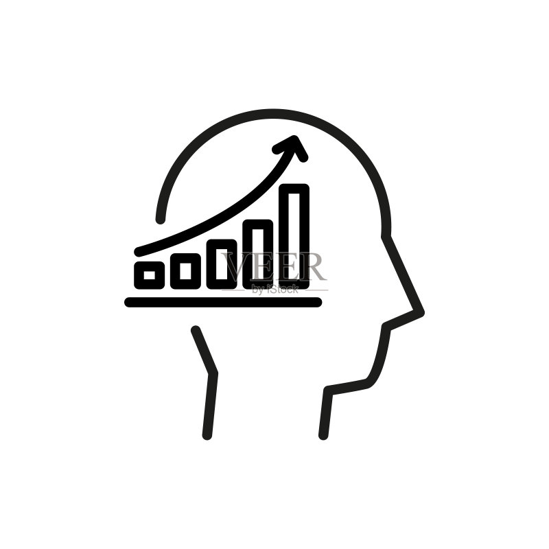 简约分析线条图标图标素材