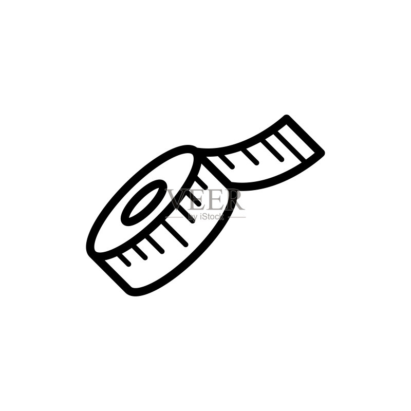 卷尺图标图标素材
