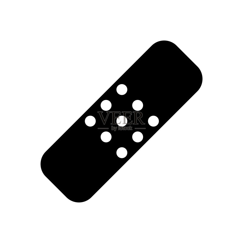 白色背景上的石膏图标logo图标素材