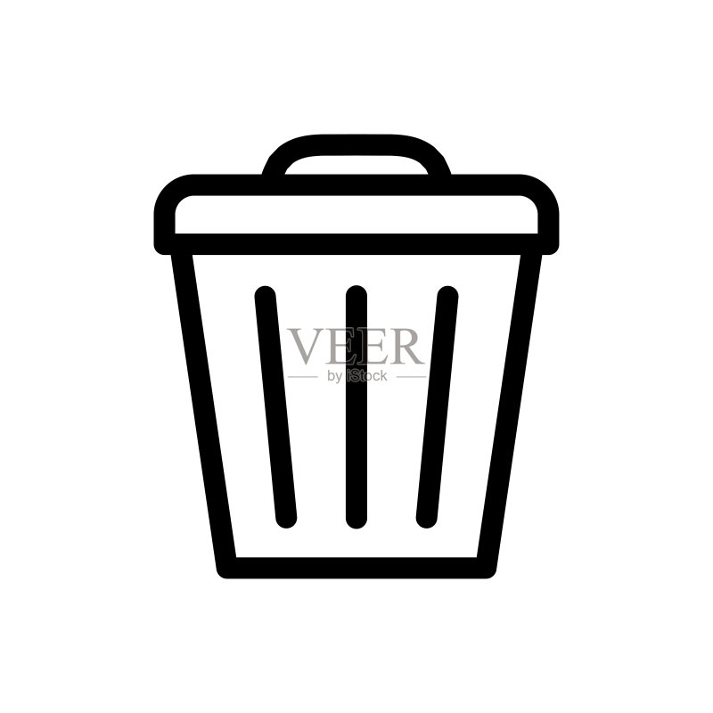 垃圾桶图标图标素材