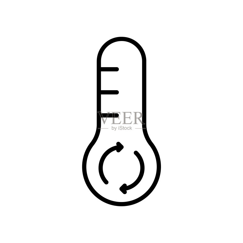 气候控制线性图标图标素材