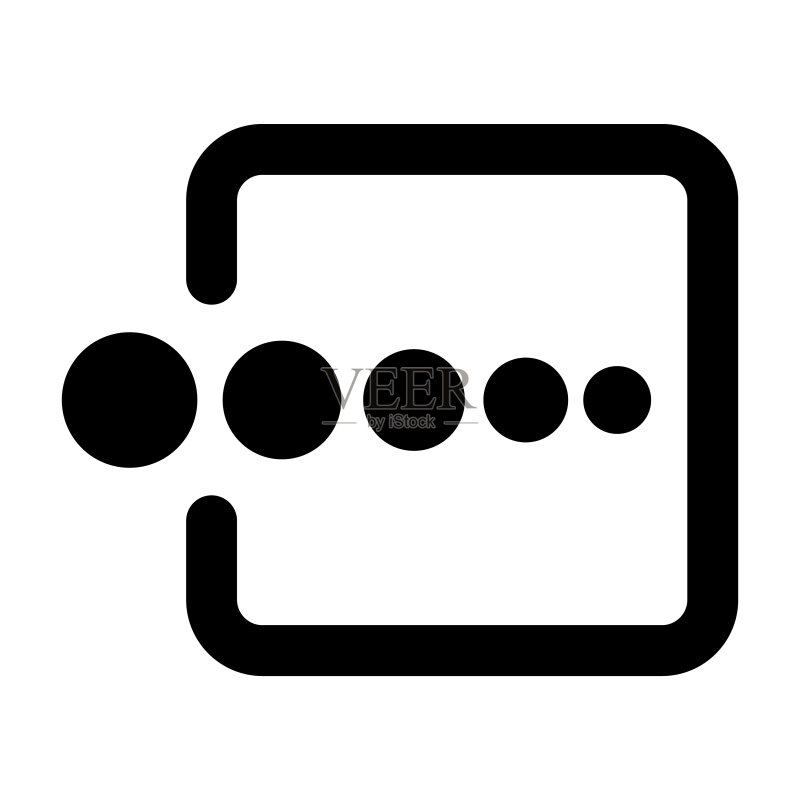 登录图标,扁平矢量符号,用于Web、App、UI图标素材