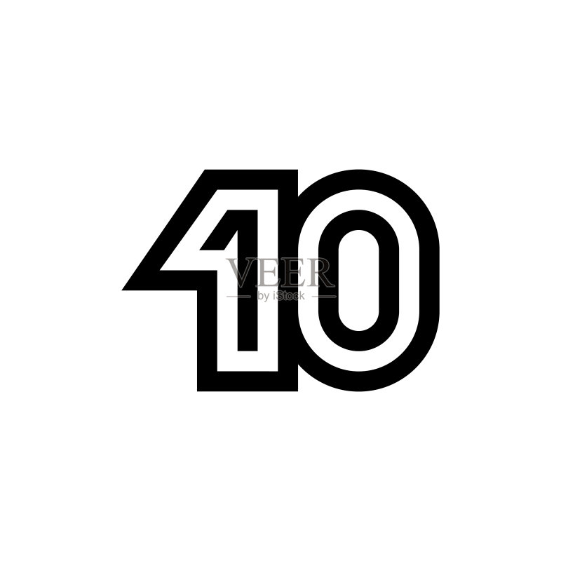 10号矢量图标设计图标素材