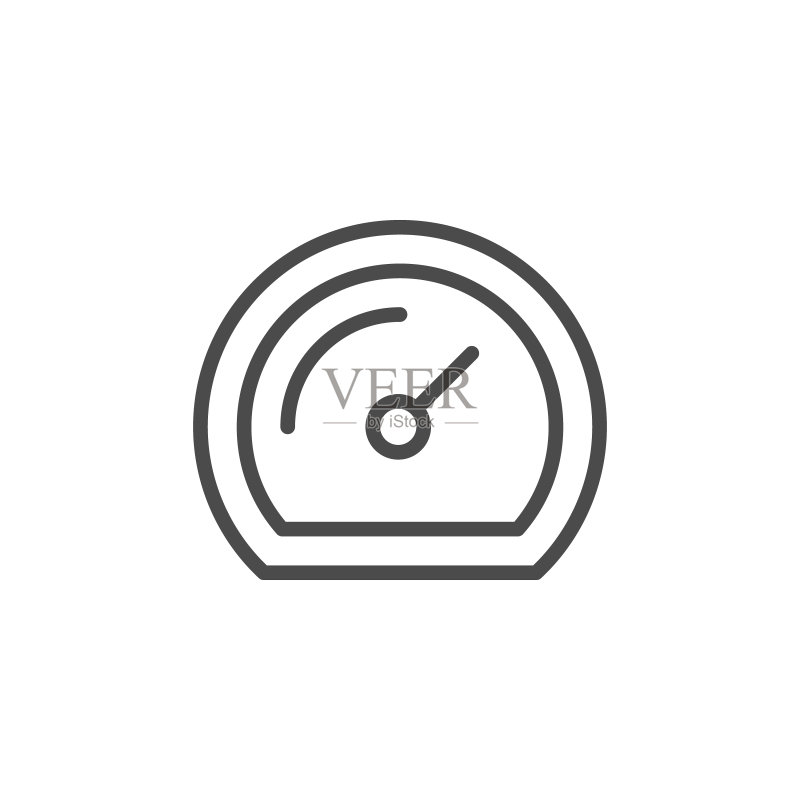 数据速率线轮廓图标图标素材
