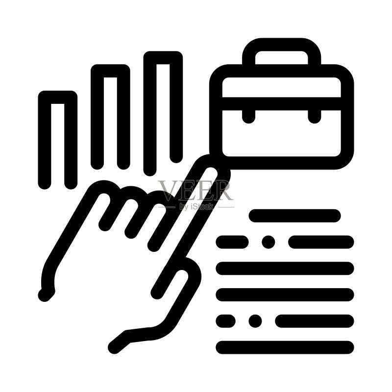 提高效率图标矢量轮廓图图标素材