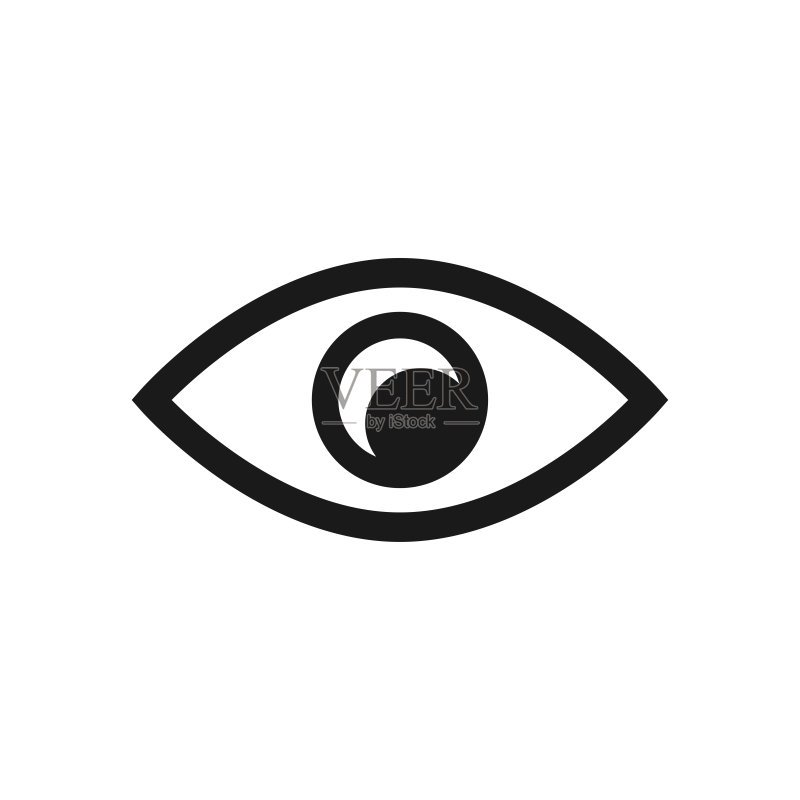 眼睛图标矢量Logo模板图标素材