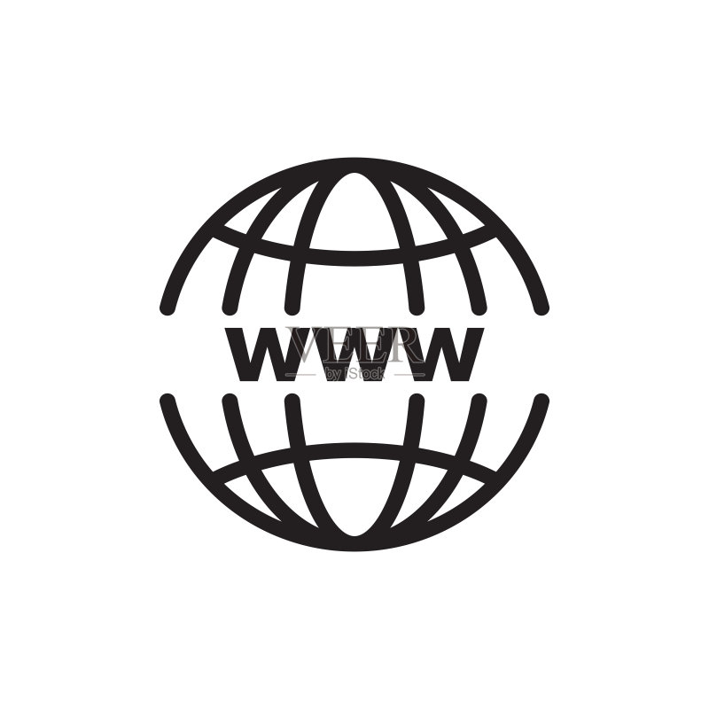 热门网站图标扁平矢量模板设计图标素材