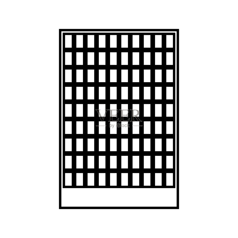 黑色建筑图标图标素材