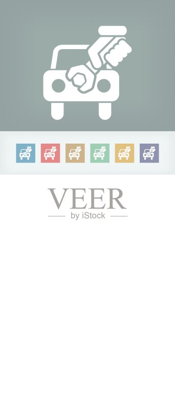 汽车援助概念图标图标素材
