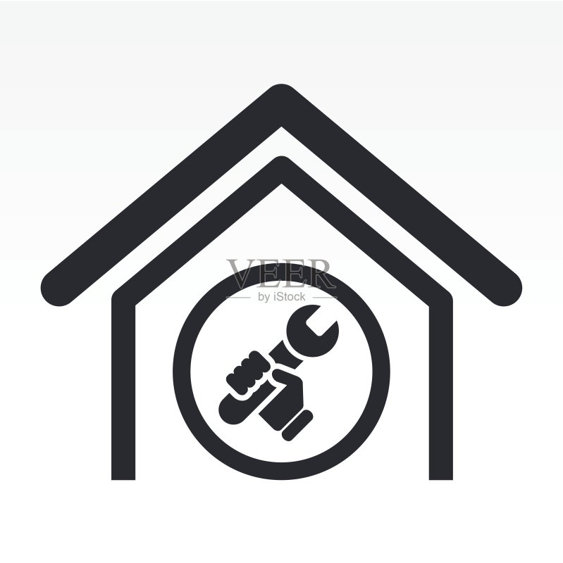 孤立的家庭DIY图标矢量图图标素材