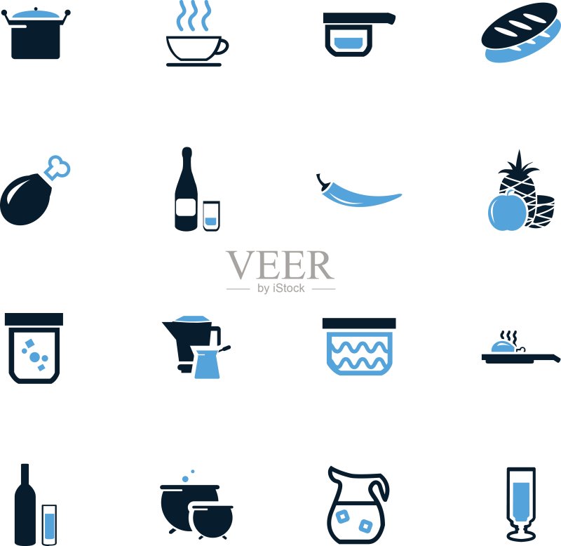 食物和厨房图标集图标素材
