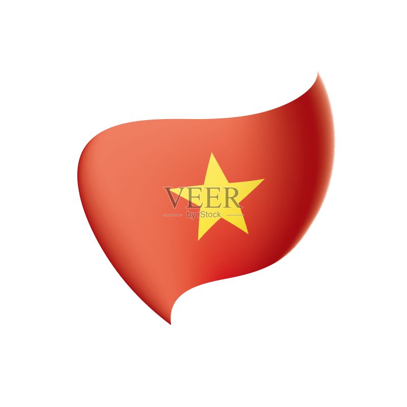 越南国旗矢量图图标素材