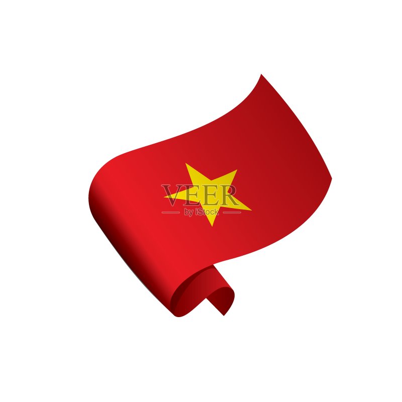 越南国旗矢量图图标素材