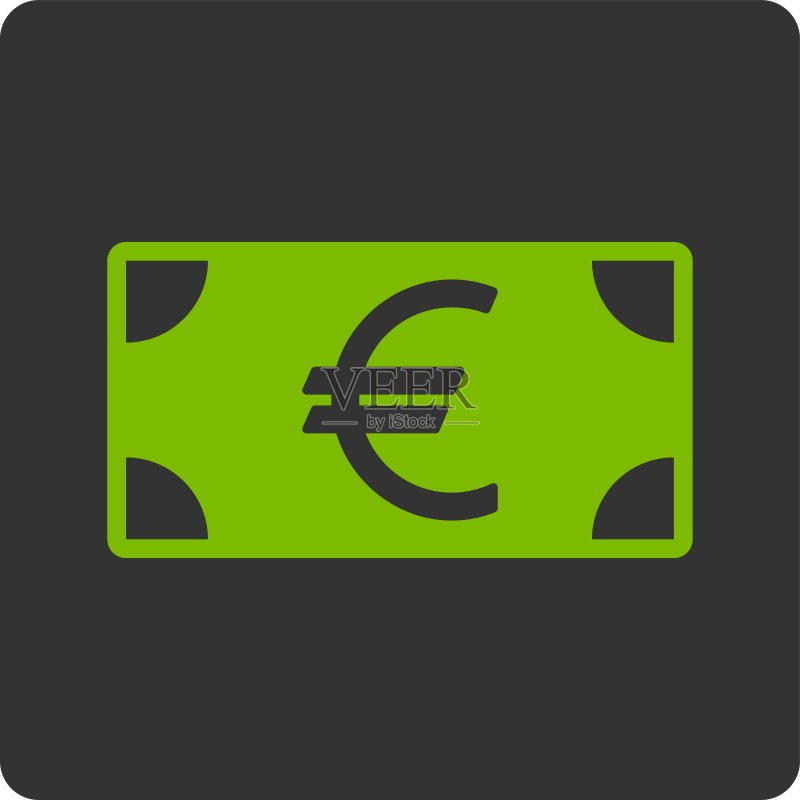 欧元纸币图标图标素材