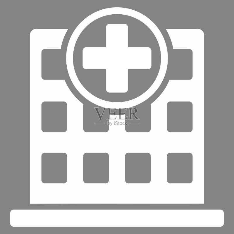 诊所建筑图标图标素材