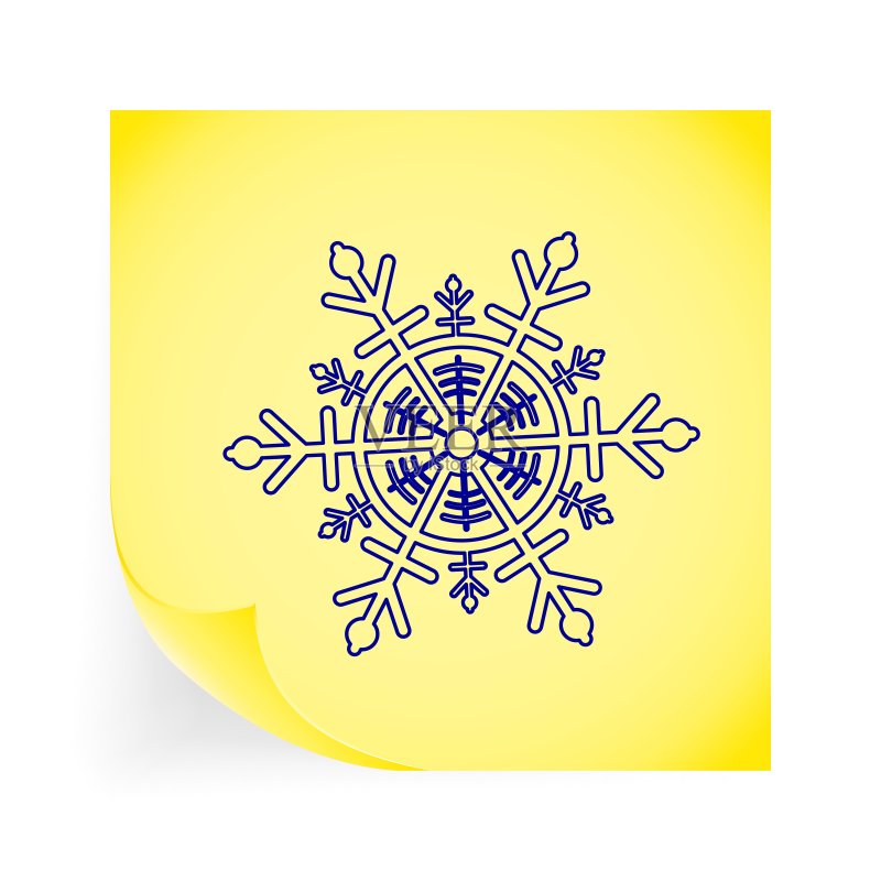 雪花图标图标素材