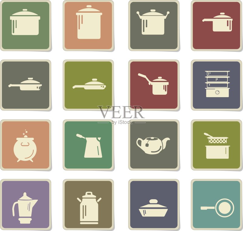 餐具图标集图标素材