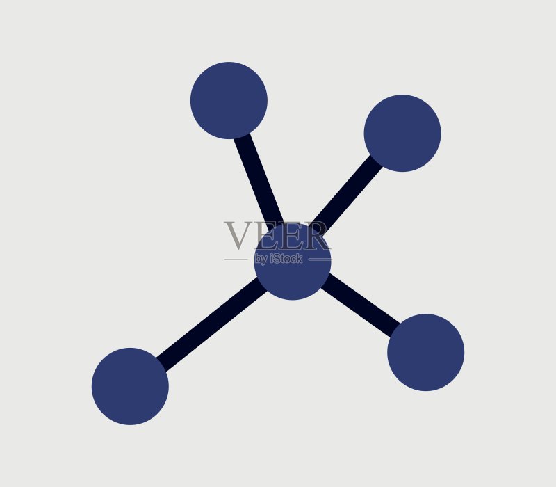 分子的图标图标素材