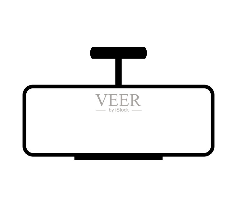 汽车后视镜图标图标素材