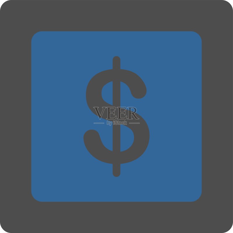 金融图标商务彩色套装图标素材
