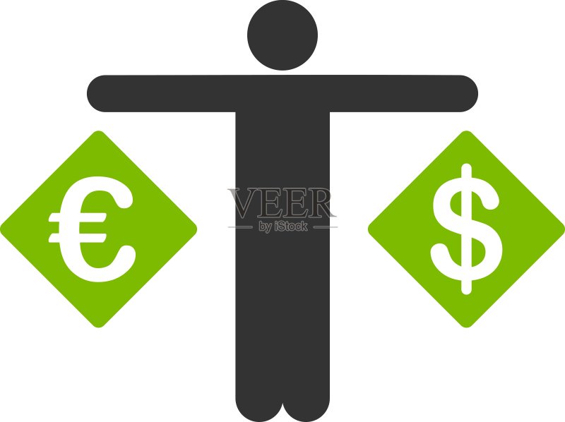 来自商业双色集的货币比较图标图标素材