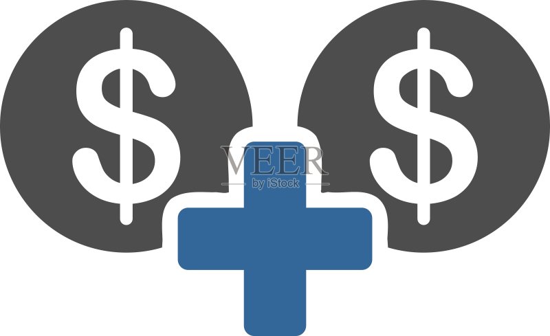 商务双色套装中的求和图标图标素材