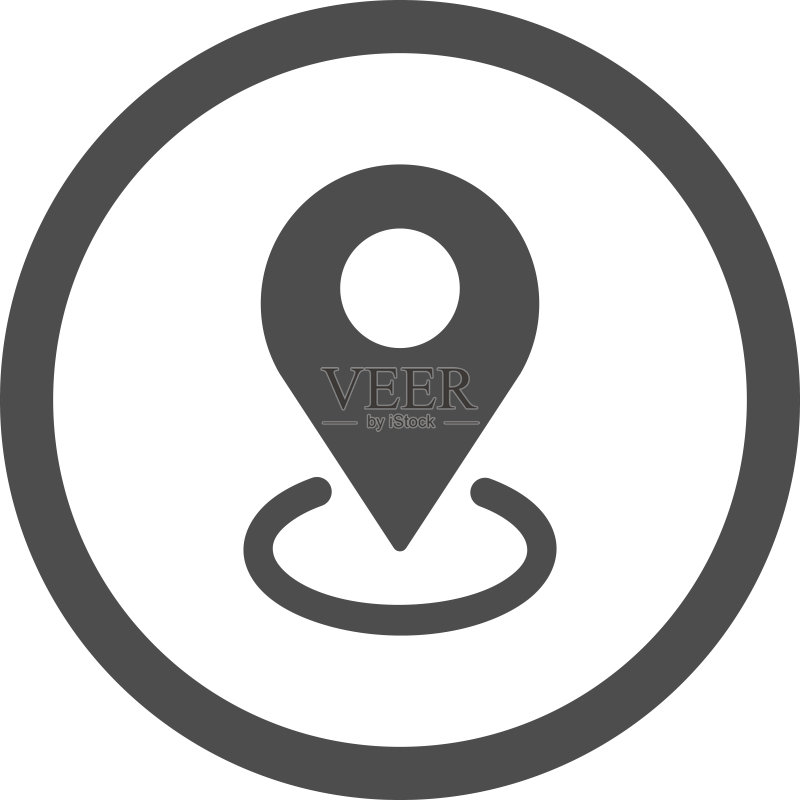 地理定位图标图标素材