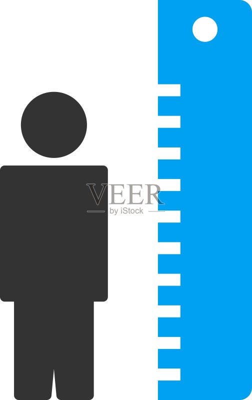 身高测量仪图标图标素材