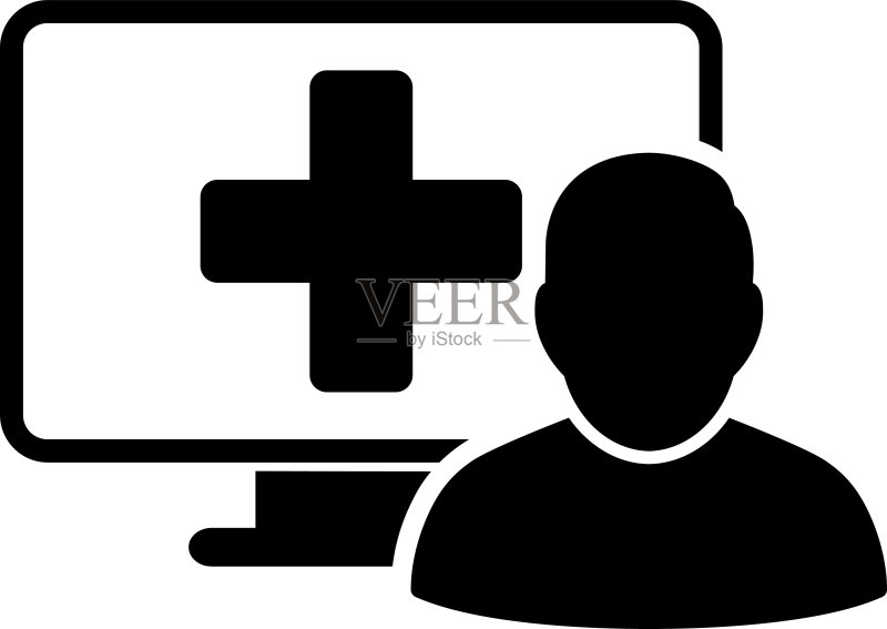 在线医疗图标图标素材