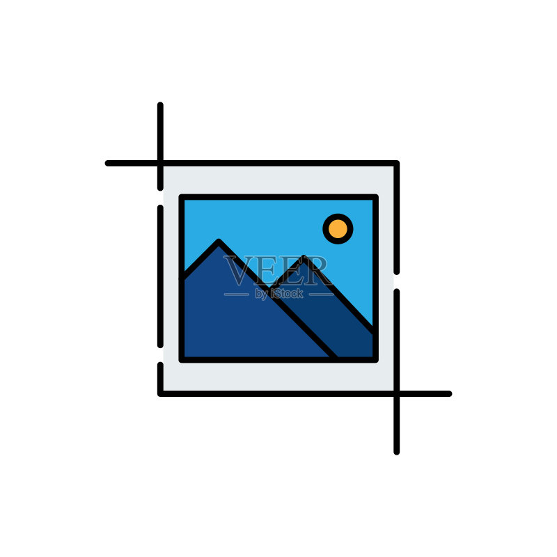 图片画廊图标Logo矢量图图标素材