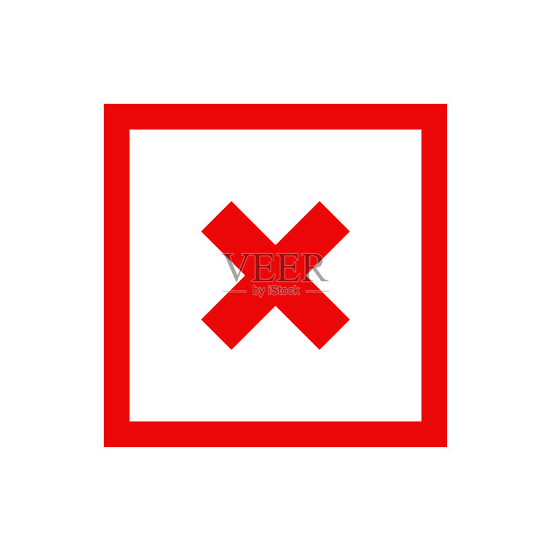 交叉矢量图标,错误图标矢量图图标素材