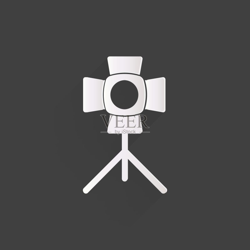 照相机聚光灯图标图标素材