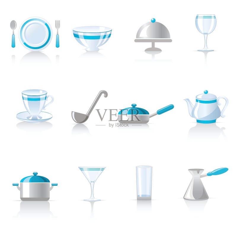 厨房用具图标图标素材