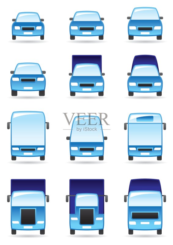 道路交通图标合集图标素材