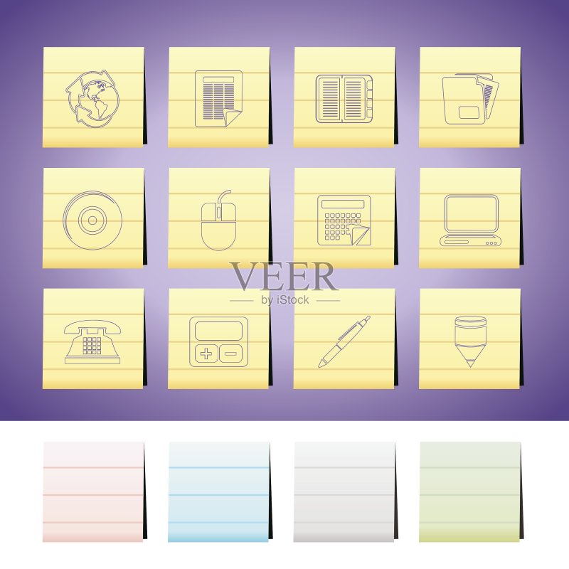 商务办公工具图标图标素材