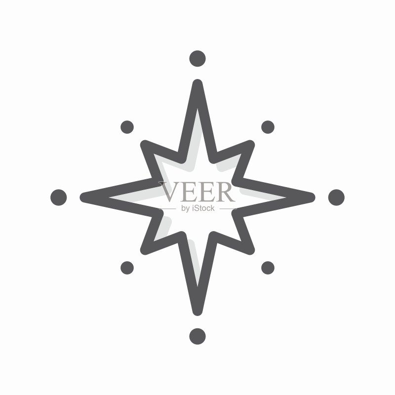 星星Logo或图标图标素材