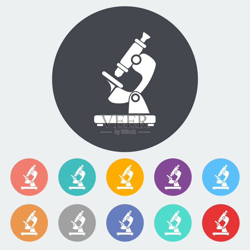 显微镜图标素材
