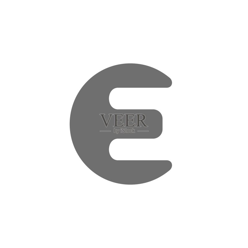 字母E标志概念图标图标素材