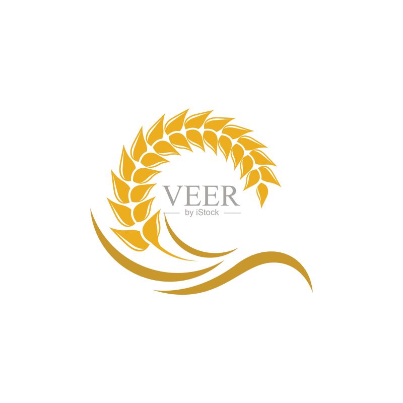 小麦矢量图标图标素材