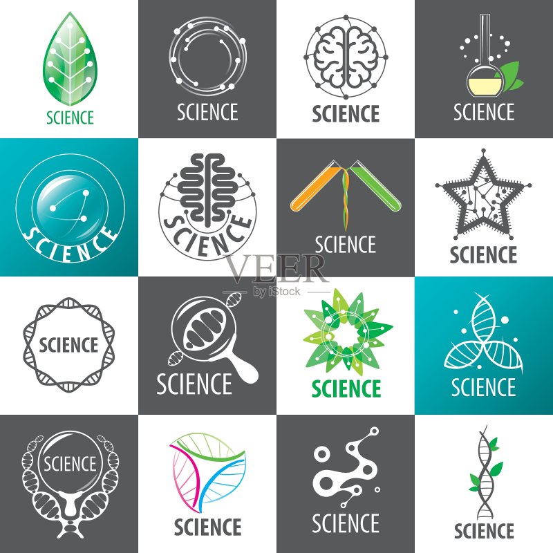 科学logo大型合集图标素材