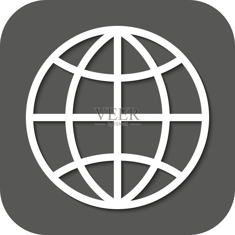 地球图标地球符号图标素材