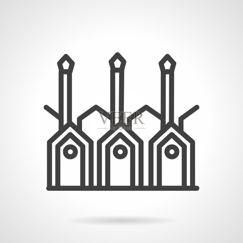 木材加工线图标图标素材