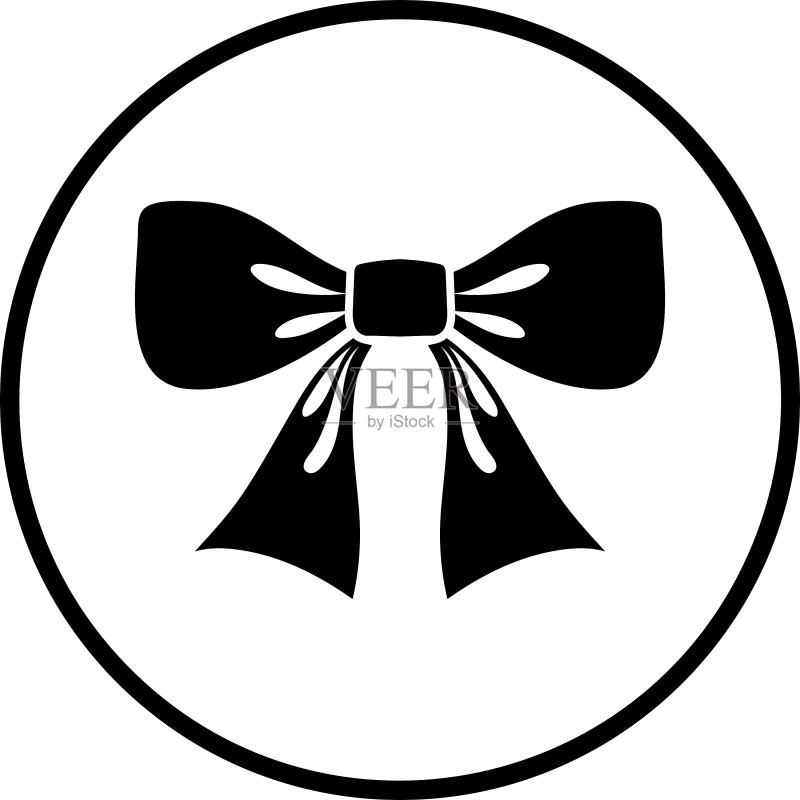 聚会蝴蝶结图标图标素材