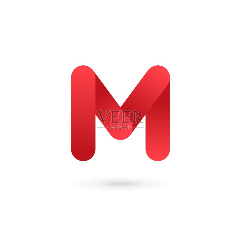 字母M标志图标设计模板元素图标素材